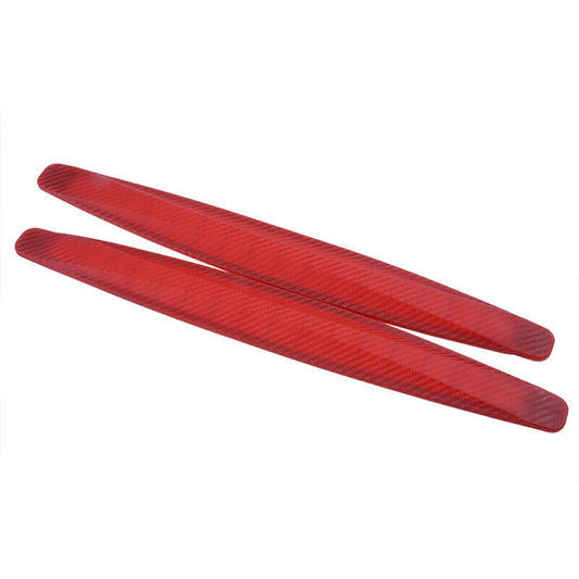 2x Universal Car Auto Red Anti-rub Strip Bumper Body Corner Protector Guard