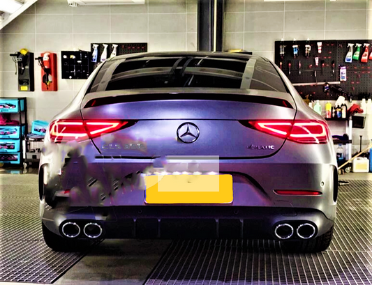 Mercedes CLS Class CLS53 AMG Style W257 C257 Gloss Black Boot Spoiler 2018+
