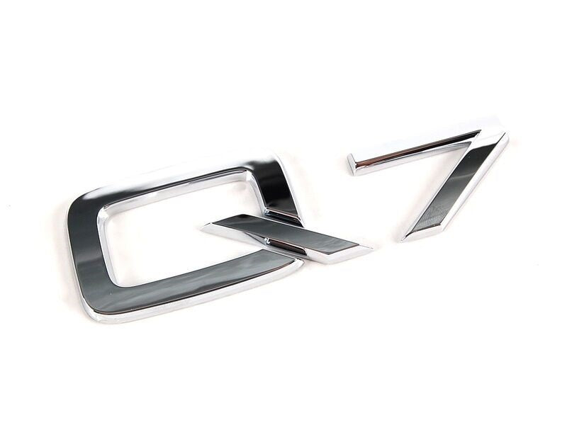 Audi Q7 Rear Chrome Lettering for Boot Lid Trunk Badge Emblem