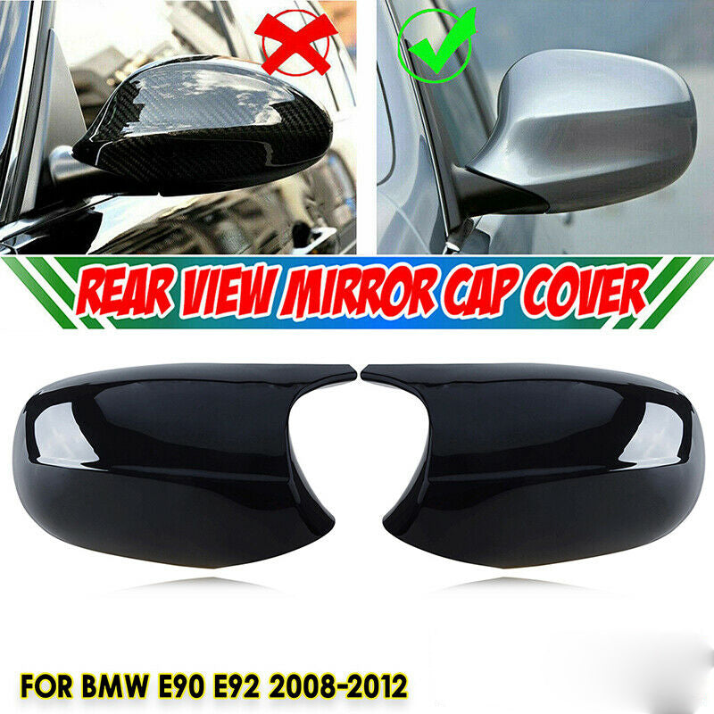 For BMW E81 E82 E90 E91 E92 E93 Facelifted 08-13 M3 Style Side Mirror Cap Covers