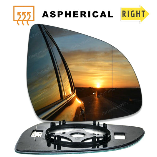 Right Driver wing mirror glass for BMW X7 2018-2022 door side Wide angle Heated