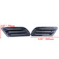 Pair Car Bonnet Air Flow Intake Side Fender Vent Moulding Trim Decals Stick On