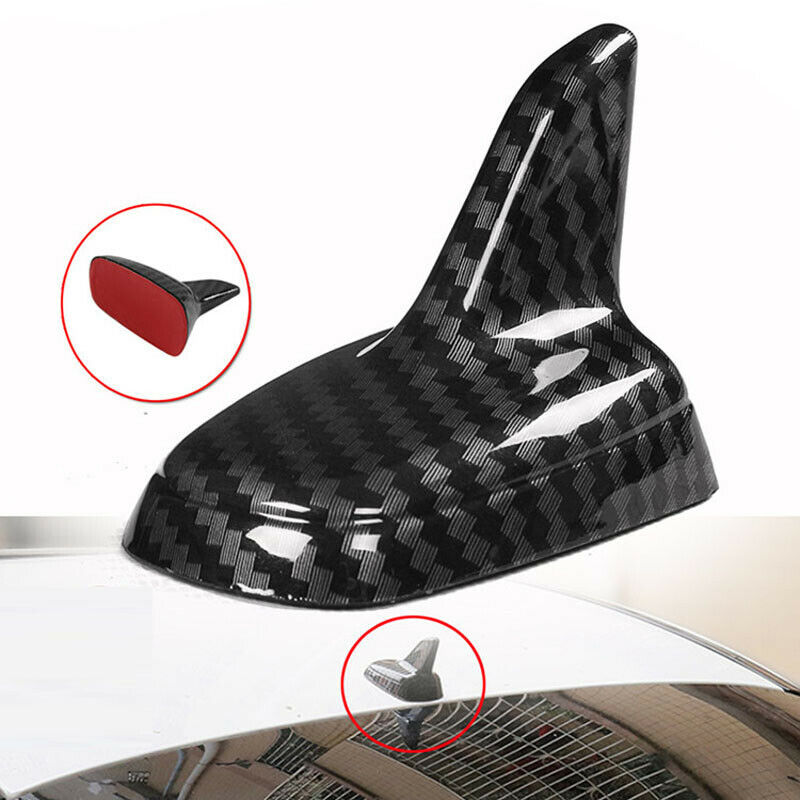 1PCS HIQ Carbon Fiber Shark Fin Decor Dummy Roof Antenna Aerial For BMW MINI