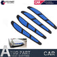 4x Universal Car Door Edge Scratch Anti-collision Protector Guard Strip Blue A