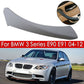 1x Gray Left Side Door Handle Pull Trim Cover For BMW E90 E91 3 Series 2004-2012