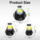 10PCS T3/T4.2/T4.7 Wedge LED Dashboard Lamp Panel Bulb Car Instrument Light UK