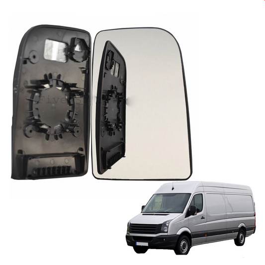 Right Off side wing door UPPER mirror glass for VW Crafter 2006-17