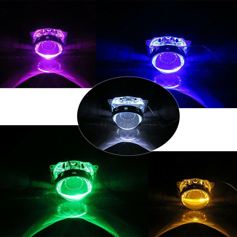 Devil Demon Halo Angel Eyes Car Headlight Projector Bulb Ring Light Universal