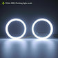 60MM-120MM COB Angel Eyes Halo 12V SMD Car LED Light Ring DRL Headlight Lamp