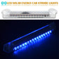 Car 12V 16LEDs Blue Strobe Flash Light Police Warning Flashing Dash Lamp UK