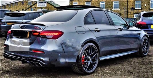 Mercedes E Class E63S AMG Style W213 Gloss Black Boot Lip Spoiler 2020plus