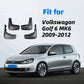 MUD FLAPS SPLASH GUARDS FRONT REAR FENDER FOR VW GOLF MK6 VARIANT ESTATE 2008-13