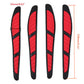 Red Car Door Protectors Reflectors Door Guards Prevent Scratches Protect Edges