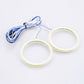 60MM-120MM COB Angel Eyes Halo 12V SMD Car LED Light Ring DRL Headlight Lamp