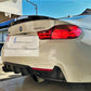 BMW M Sport 4 Series Coupe F32 Gloss Black M4 Style Boot Lip Spoiler 2013-2020