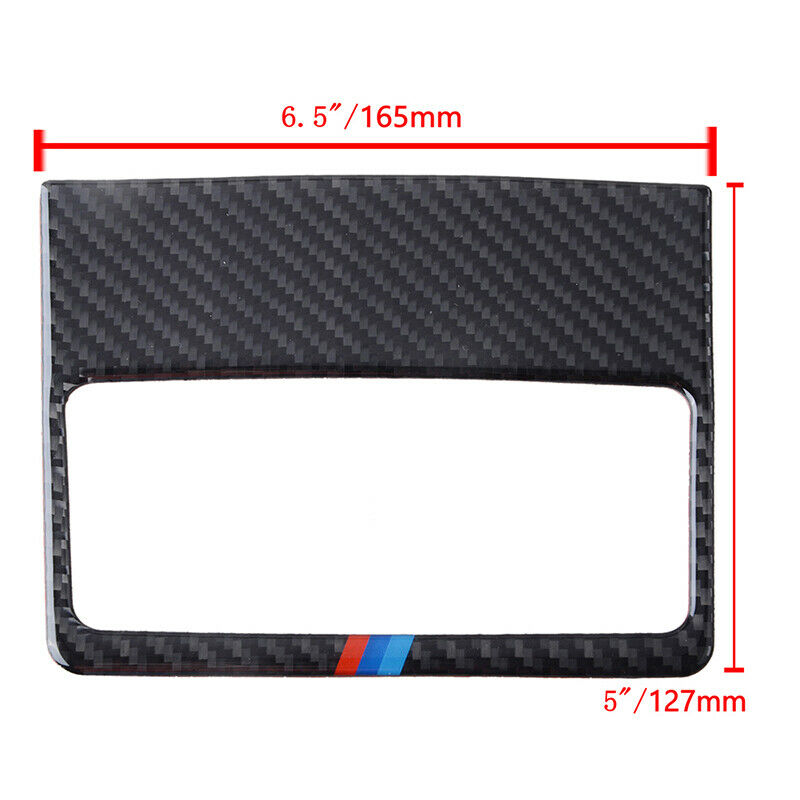 1x For BMW 3 Series E90 E92 E93 Car Carbon Fiber Rear Air Vent Outlet Trim Cover