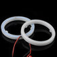 60-120mm COB LED Headlight Rings Halo Angel Eyes Fog Light Daytime Running Lamp