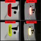 4x Universal Car Door Open Sticker Reflective Tape Safety Warning Decal Red