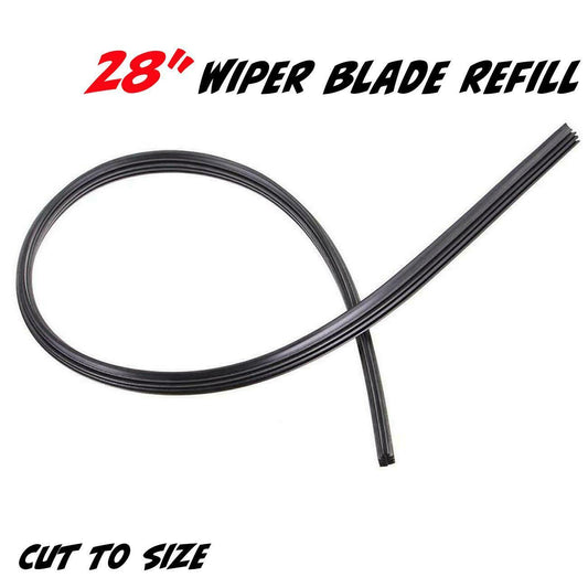 1 x universal front wiper blade rubber Insert Refill 28" replacement cut to size