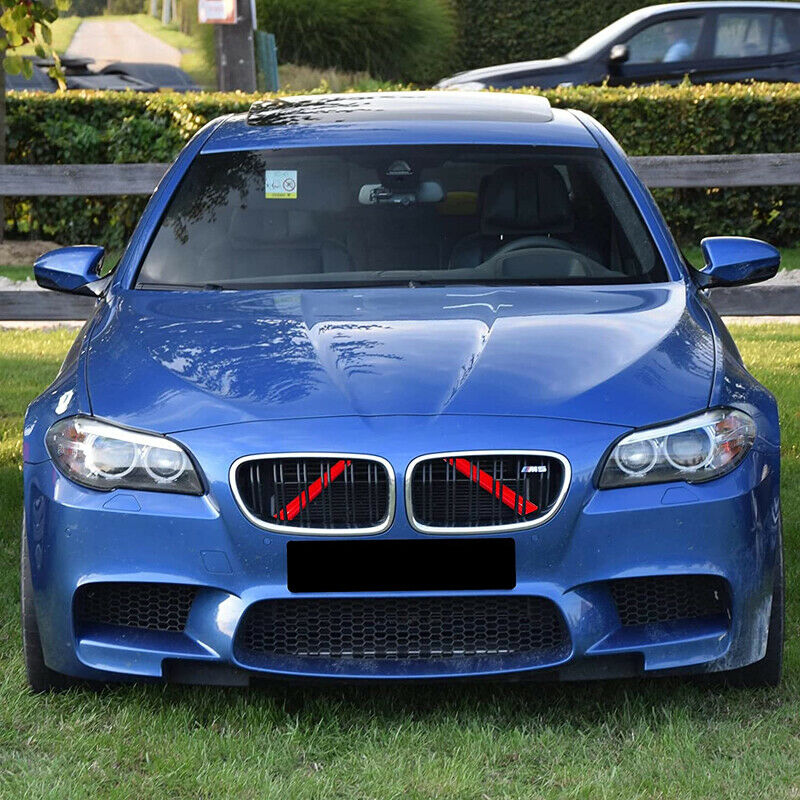 Front Grille Trim Strips Cover Red for BMW F10 F06 F12 F39 F48 5 6 7 series AH