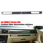 Carbon Fiber Copilot Cup Holder Strip Trim For BMW 3 Series E90 E93 2005-2012 ae