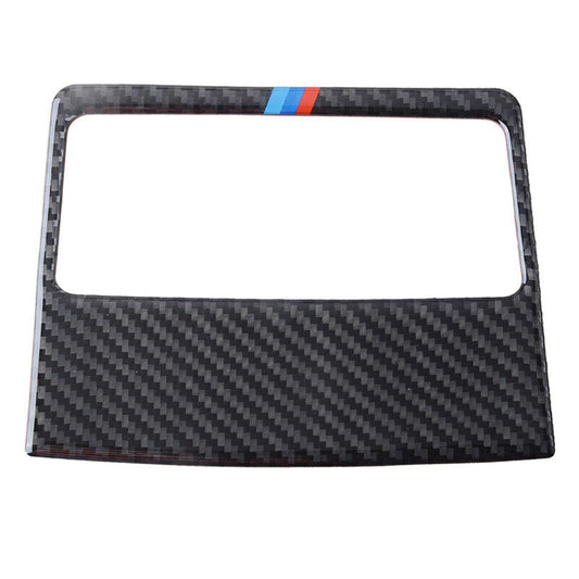 1x For BMW 3 Series E90 E92 E93 Car Carbon Fiber Rear Air Vent Outlet Trim Cover