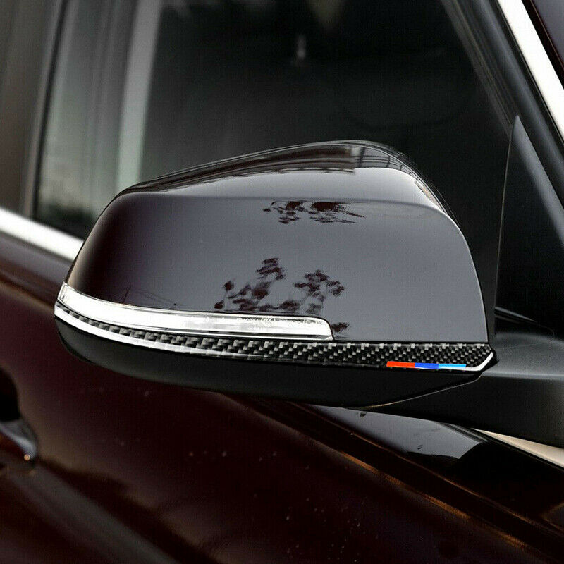 Real Carbon Fiber Rearview Mirror Cover Cap Cover Trim For BMW F30 F31 F32 UK