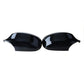 1 Pair Gloss Black Mirror Cap Cover Replacement for BMW E90 E91 E92 E93 LCI