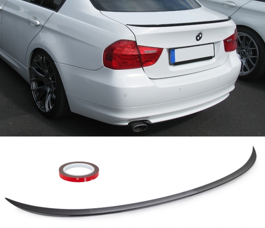 BMW E90 4dr saloon gloss black saloon M3 style look rear boot Lip spoiler ABS