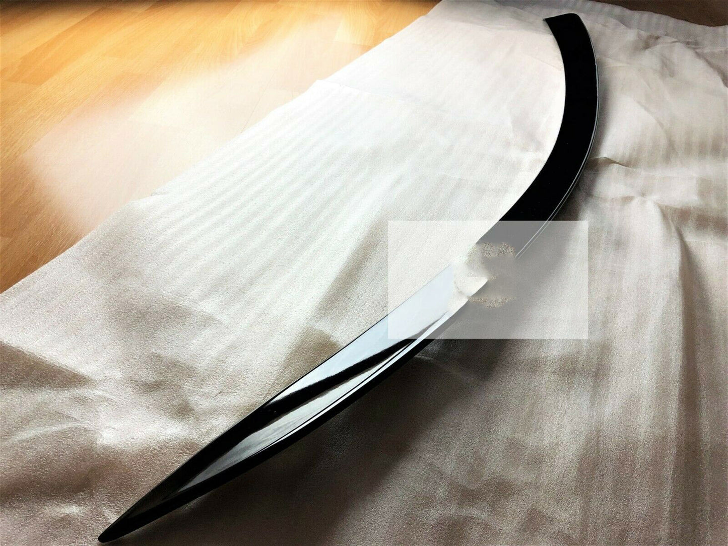 Mercedes E Class E63S AMG Style W213 Gloss Black Boot Lip Spoiler 2016 to 2020