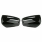 Pair Black Door Mirror Cover Cap LED Turn Signal For Benz W212 W204 W221