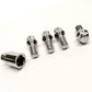 UNIVERSAL SILVER ALLOY WHEEL LOCKING BOLTS 14x1,5x25C