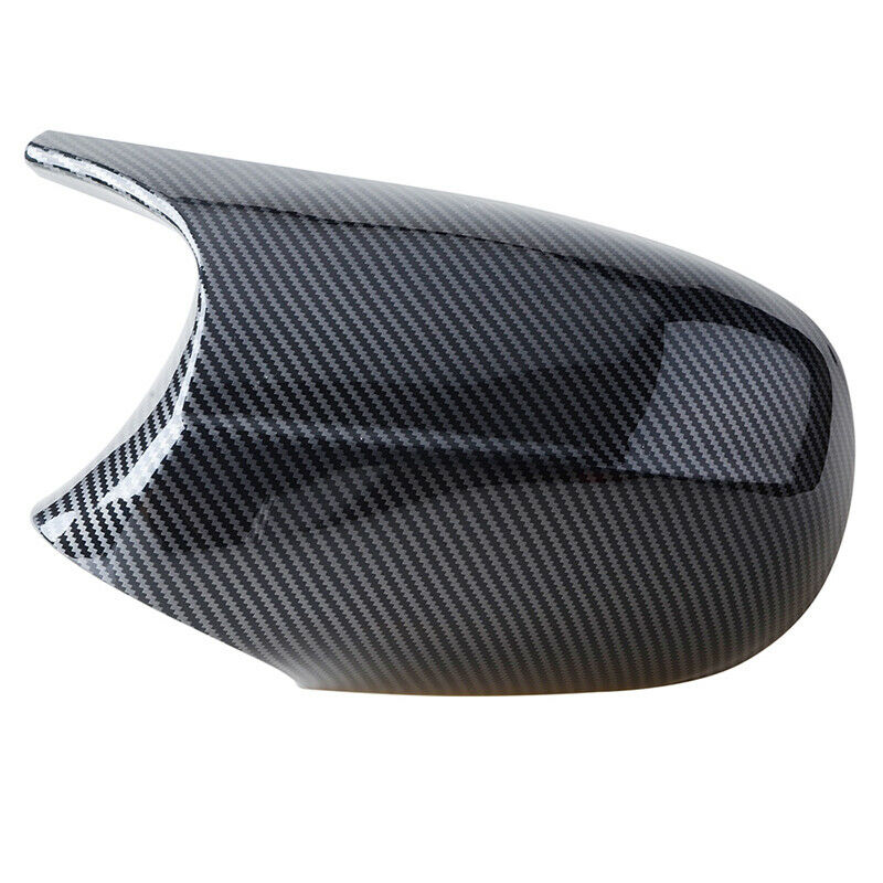 Pair For BMW E90 E91 E92 E93 LCI Carbon Fiber M3 Style Side Mirror Cover Cap UK