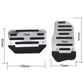 Silver Color Non-Slip Automatic Gas Brake Foot Pedal Pad Cover Car Accessories e