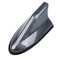 NEW Carbon Fiber Style Shark Fin Aerial Antenna Roof AM/FM Radio Signal Rubber A