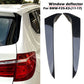 Carbon Fiber Wing Window Side Spoiler Splitter Cover Trim For BMW X3 F25 12-17