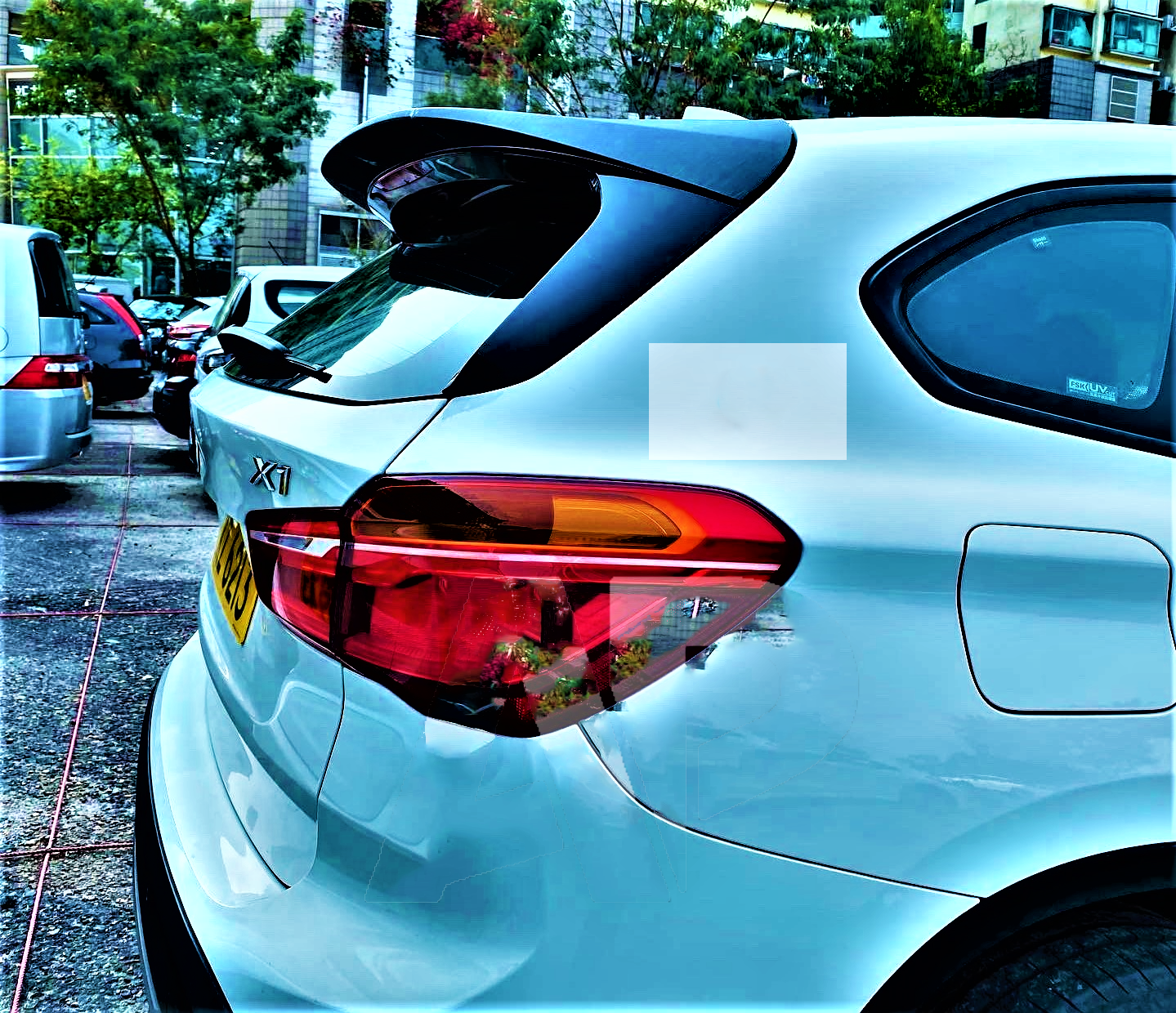 BMW M Sport X1 F48 X1M SUV Gloss Black Rear Roof Spoiler 2015+