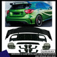 MERCEDES A CLASS W176 AMG A45 LOOK REAR DIFFUSER TAILPIPES AND ROOF SPOILER WING