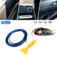 Blue 5M Car Styling Strips Trim Interior Door Sticker Moulding Line with Tool UK