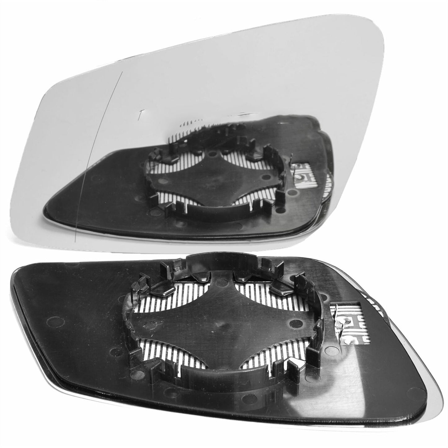 Left passenger side mirror glass for BMW 7 Series 2009-2015 wide angle heated