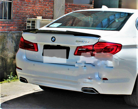 BMW M Sport 5 Series M5 G30 F90 Carbon Fibre M4 Style Boot Lip Spoiler 2016+