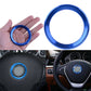 Blue Car Decorative Steering Wheel Center Ring Cover 1/3/4/ 5/7 Series For BMW h