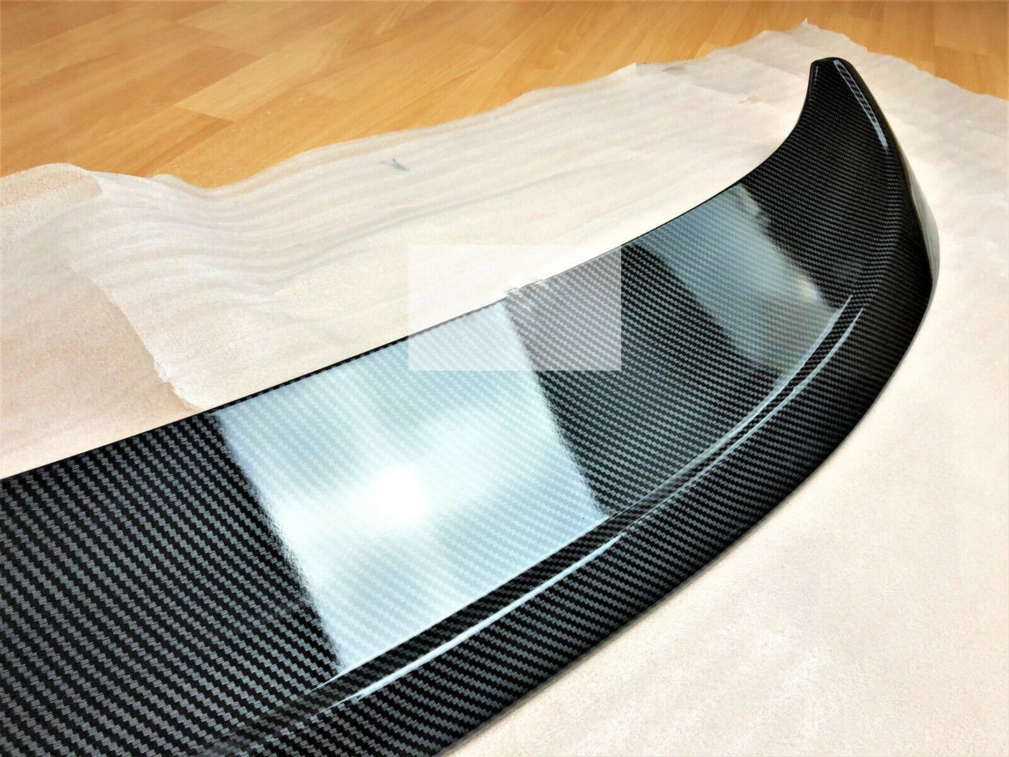 VW Golf MK6 TSI TDI GTI R20 Style Carbon Fibre Boot Spoiler 2008 2013