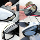 Smoked Car Rear View Side Mirror Rain Board Eyebrow Sun Visor Guard Accessories