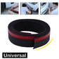 Universal 2.5M Car Lip Skirt Protector Rubber Splitter Bumper Spoiler Side ah