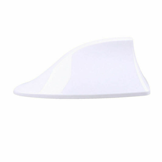 White Car SUV Roof Shark Fin Antenna Radio Signal AM FM Aerials For VW BMW HOT