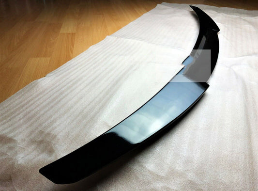 Audi RS4 Look A4 S4 RS4 B8 Gloss Black M4 Style Boot Lip Spoiler 2012-2016