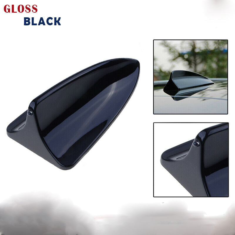 Black Car Roof Dummy Signal Shark Fin Style Aerial Antenna Cover Universal UK