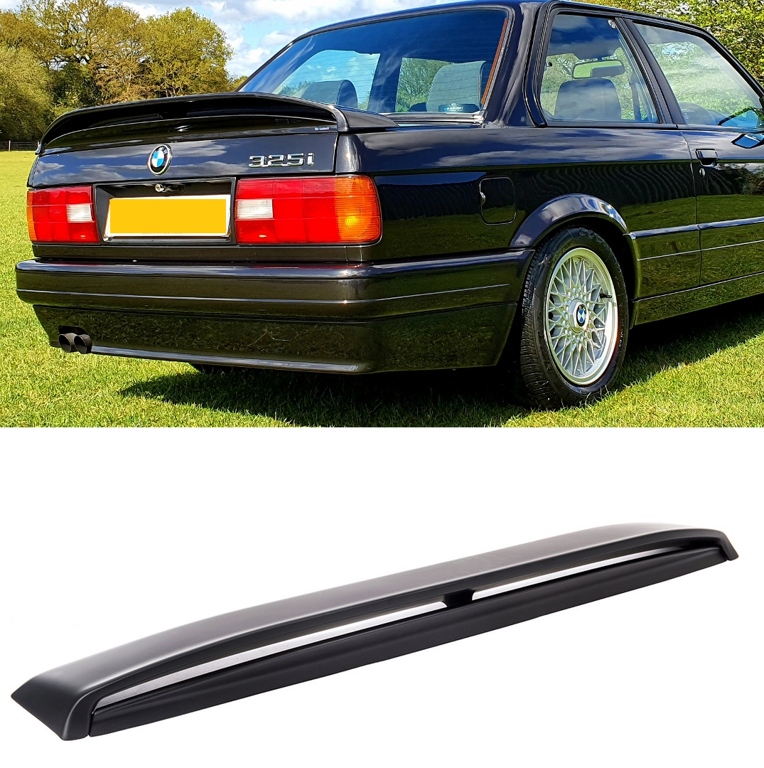 BMW 3 SERIES E30 MTECH 2 M TECH 2 REAR BOOT TRUNK SPOILER POLYURETHANE NEW