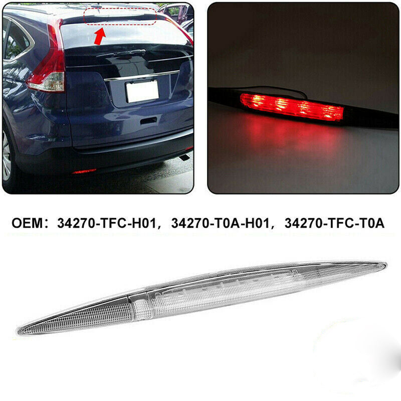 Rear High Level Third Brake Light Stop Lamp For Honda CR-V CRV 2012-2016 Clear e